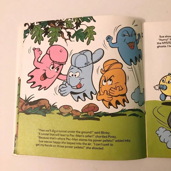 Vintage 1983 Pacman and The Ghost Digger John Albano Pac Man Book - Picture 10 of 15